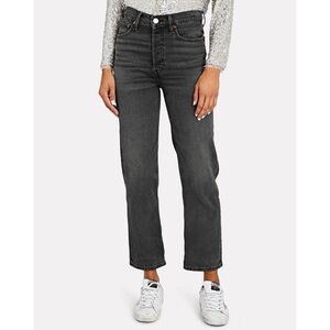 Re/Done • High Rise Straight Jeans